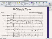 Do Whatcha Wanna | Sheet Music (Score/Parts PDFs) + Notation Software Files (.mxl, .xml, .sib) photo 