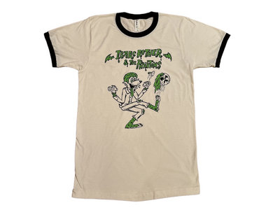 Toxic Waste Green Werewolf Cream Ringer T-Shirt main photo