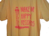 "Fabulous friend" yellow t-shirt with orange logo photo 
