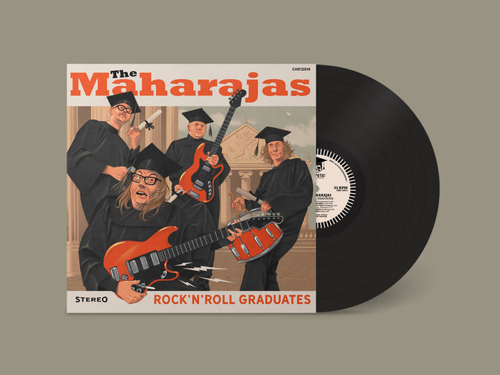 Rock'n'Roll Graduates LP | The Maharajas | Chaputa! Records