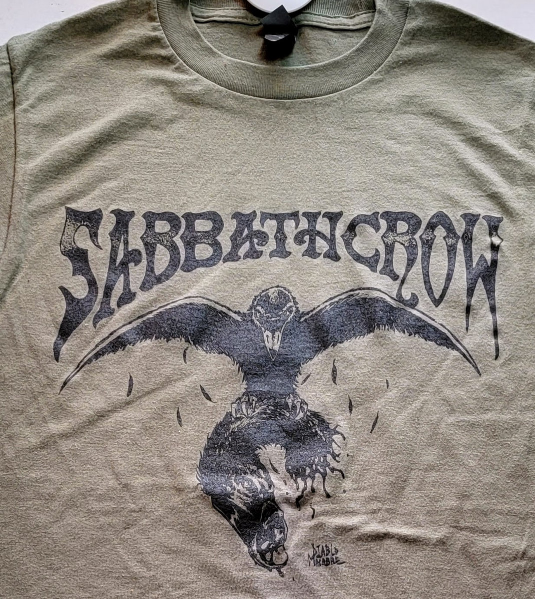 Crow vs. Vulture design by Diablo Macabre black on various colors
