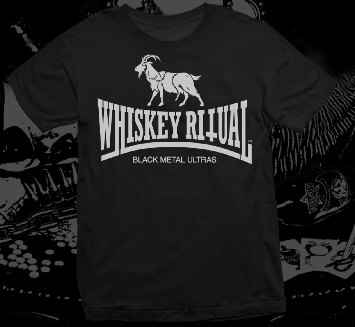 Whiskey Ritual logo tshirt black Whiskey Ritual