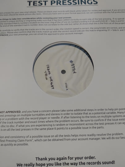 CD Frank Wright Trio Frank Wright Trio TKCZ79133PROMO Venus Japan プロモ /00110 CD Frank Wright Trio Frank Wright Trio TKCZ79133PROMO Venus