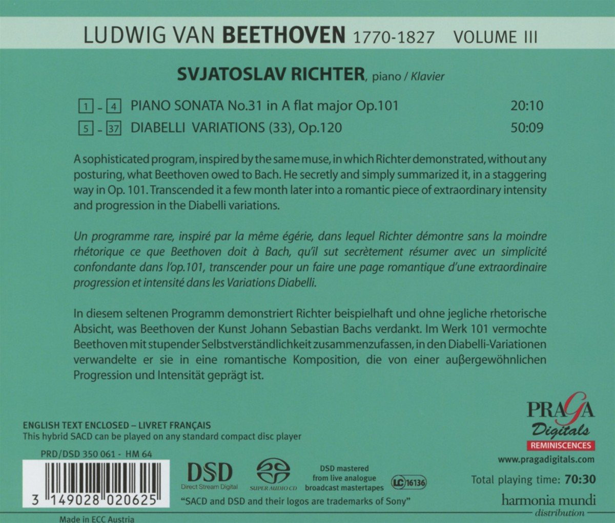 Ludwig van Beethoven: Piano Sonata No. 31 Op. 110, Diabelli