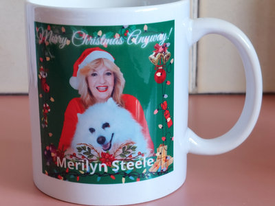 Merry Christmas Anyway! White mug main photo