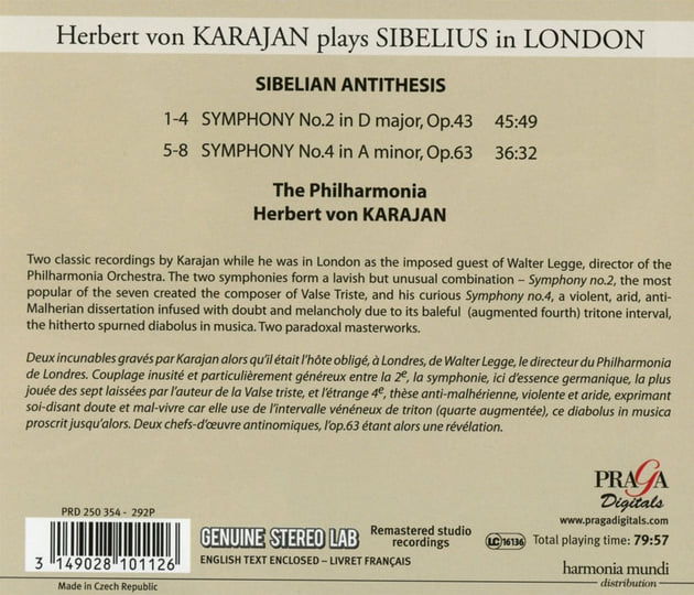 Jean Sibelius: Symphonies No. 2 & No. 4 | Herbert von Jean Sibelius: Symphonies No. 2 & No. 4 | Herbert von