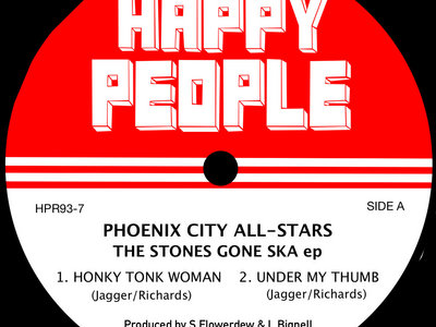 Phoenix City Allstars - The Stones Gone Ska E.P 7" main photo