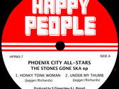 Phoenix City Allstars The Stones Gone Ska E.P 7" Pink Vinyl photo 