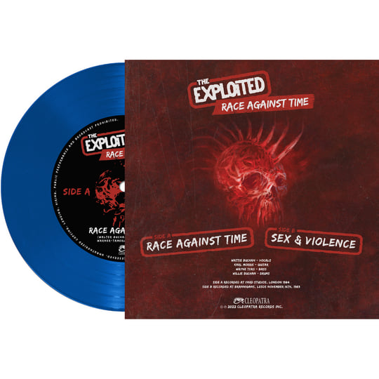 THE EXPLOiTEDアルバムリミテッドエディションレッド Race Against Time | The Exploited | Cleopatra Records