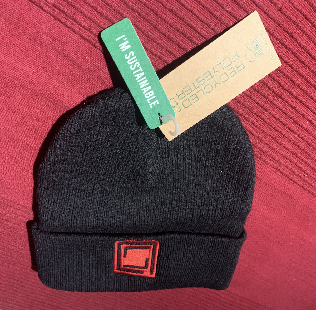 Ribbed Knit Beanie [ Amorphous Logo Embroidery ] | Amorphous