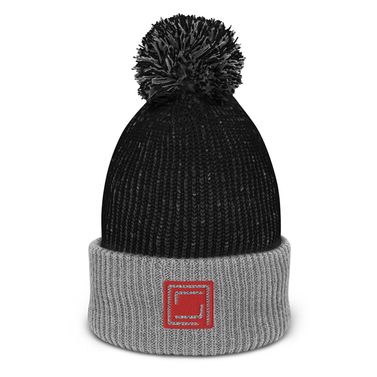 Speckled Pom-Pom Beanie [ Amorphous Logo Embroidery ] | Amorphous