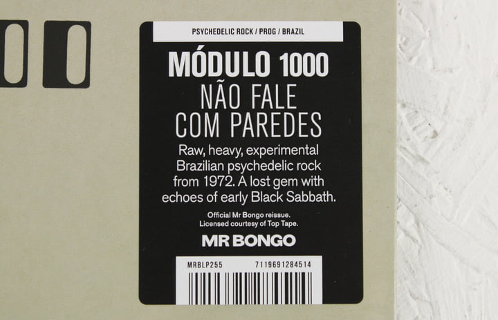 英LP M?dulo 1000 N?o Fale Com Paredes MRBLP255 Mr Bongo /00400 Não Fale Com Paredes | Módulo 1000 | MR BONGO