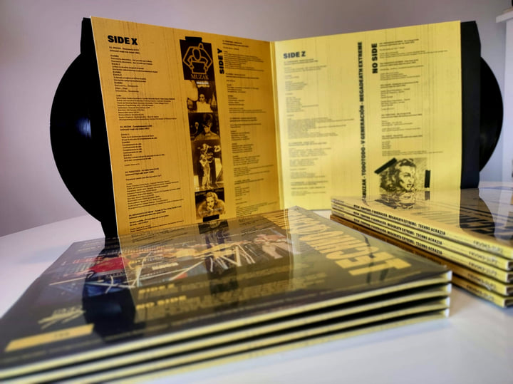 Technoacrazia (FRV043-2LP2) | MUZAK, TODOTODO, MEGADEATH EXTREME