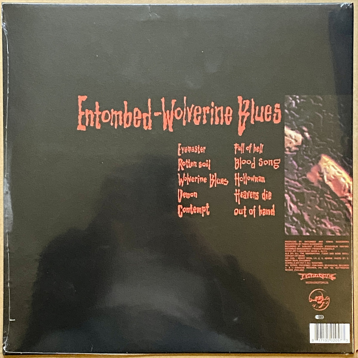 英LP Entombed Wolverine Blues MOSH082FDRUS Earache /00260 Entombed 