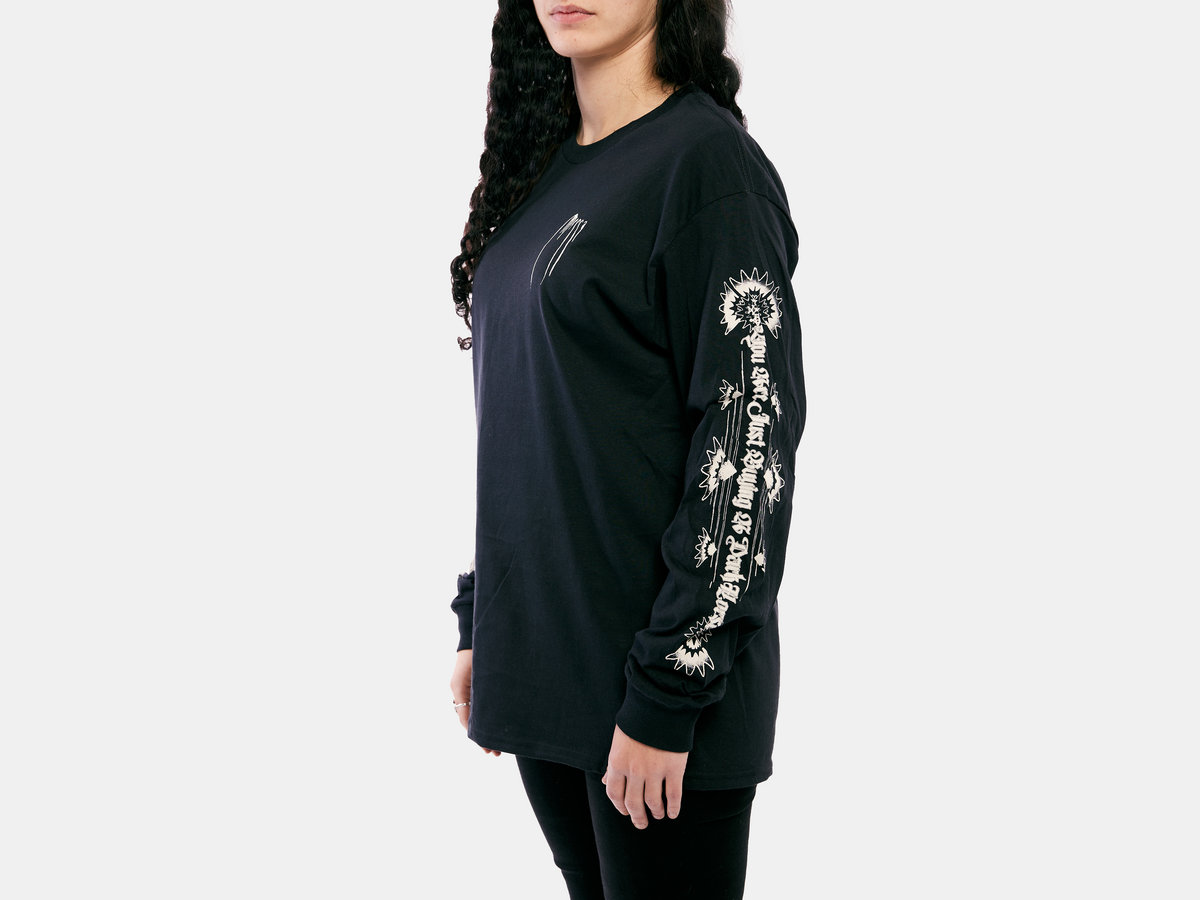 DARK HORSE Long Sleeve, White Print | Messa
