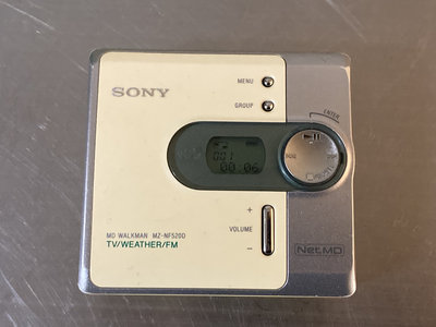 Sony NetMD MZ-NF-5200 MD player + armband main photo