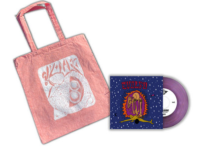 "The Changer" Clear Purple Vinyl 45rpm + Evolfo Tote Package main photo