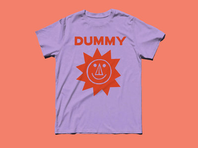 "Mr. Dummy" Red on Lavender shirt main photo
