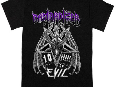10 Years of Evil T-Shirt - Putrid Purple main photo