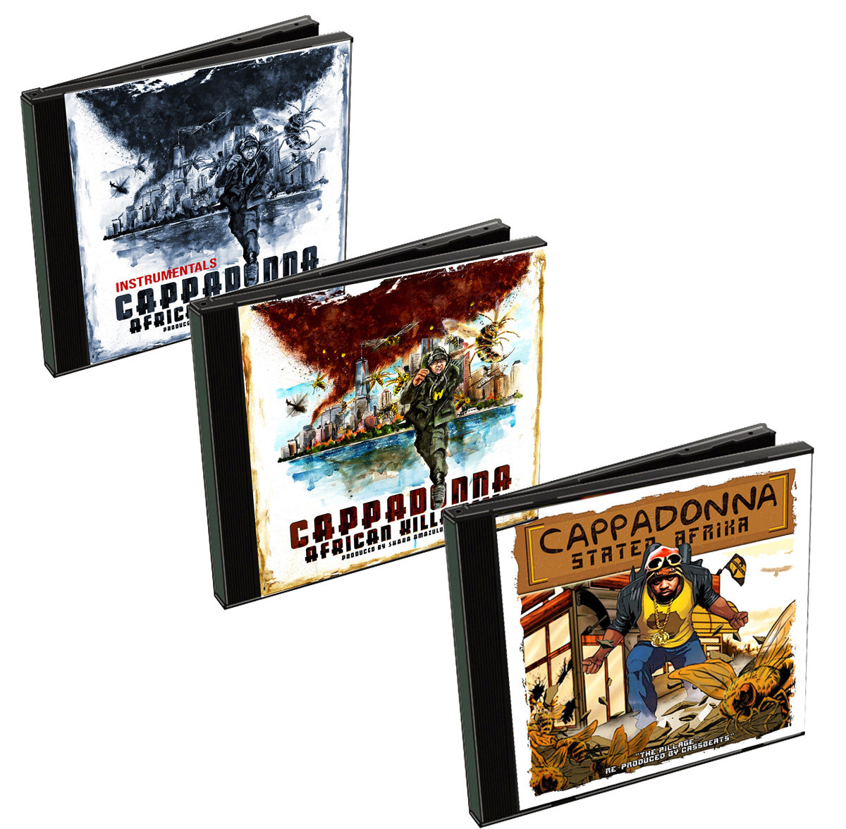 African Killa Beez | Cappadonna | Shaka Amazulu The 7th | Black