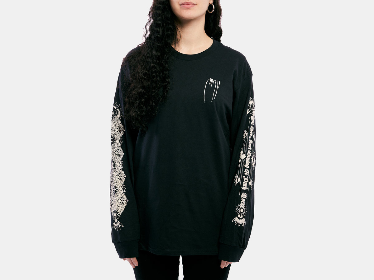 DARK HORSE Long Sleeve, White Print | Messa