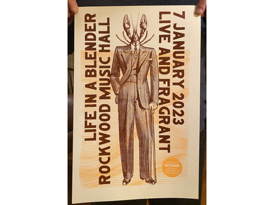 "Live and Fragrant" Silk-screened Poster main photo