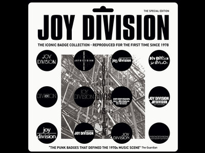 Joy Division Iconic 1978 Badge Set By Steve McGarry - Limited Edition main photo