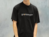 "Grøntsager" Logo t-shirt BLACK - limited edition photo 
