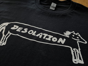 Desolation Horse T-shirt (black / white) SOLD OUT main photo