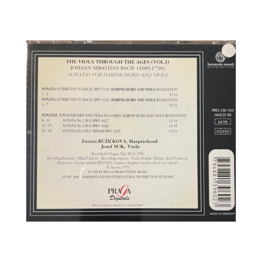 Johann Sebastian Bach: Sonatas BWV 1020, 1022, 1027-1029