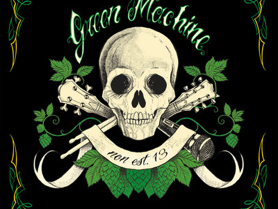 GREEN MACHINE sticker