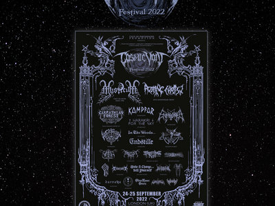 Cosmic Void Festival 2022 - A3 Poster main photo