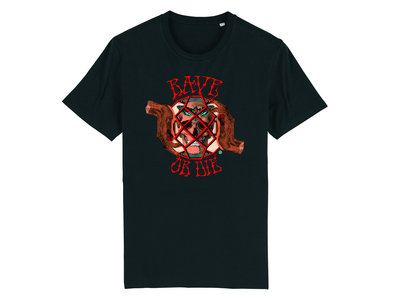 RAVE OR DIE x Elzo - ROD15PIC design - Black unisex Tshirt - New! main photo