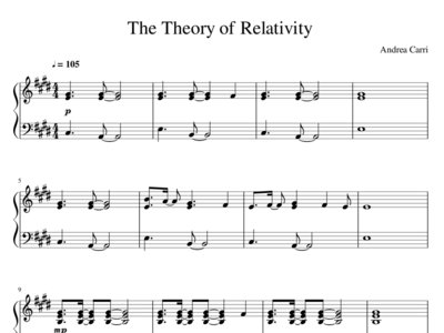The Theory of Relativity Sheet Music main photo