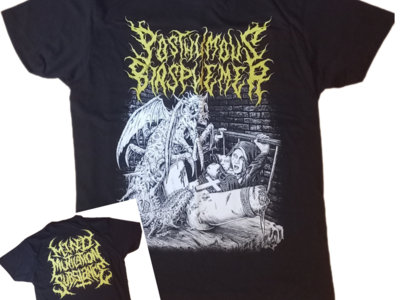 Posthumous Blasphemer "Mind Mutilation Substance" brutal T-Shirt Vomit main photo