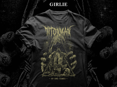 71TONMAN - Of End Times Album Artwork Charcoal Grey Girlie T-shirt main photo