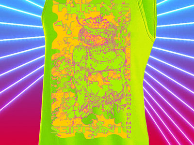 MONA DEMONE "THRIVE"  Neon Green Tank Top main photo