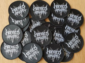 Horned Almighty - Round patch - 9x9cm - BLACK photo 