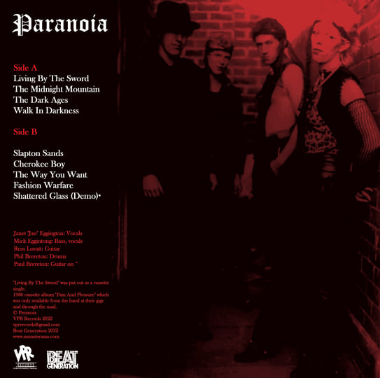 PARANOIA - Pain & Pleasure | vomitopunkrock records