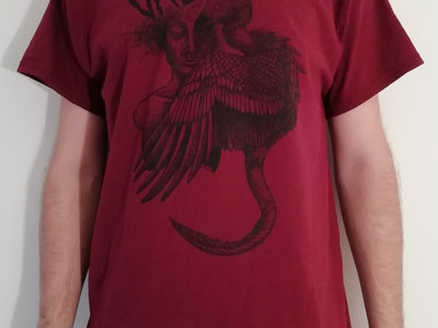 "Vulture" Burgundy T-Shirt main photo