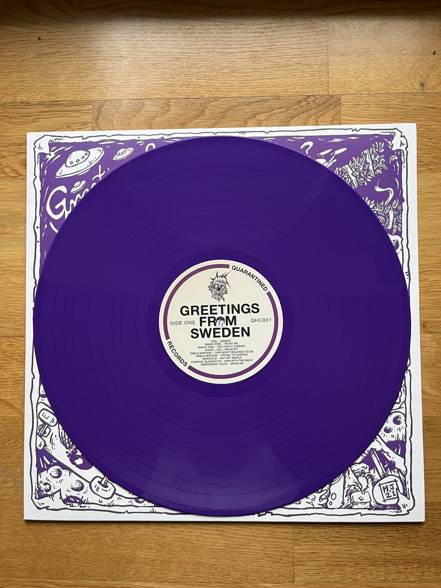 V/A - Greetings From Sweden - Quarantined Hardcore vol 1 LP QHC001