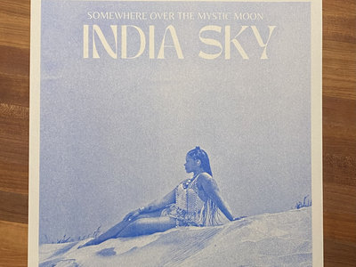 INDIA SKY  *Autographed* Archival Risograph Cardstock Poster main photo