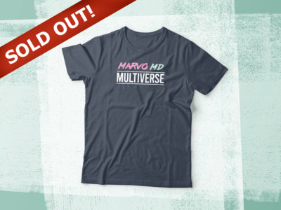 "MARVO MD - Multiverse" t-shirt LEAD GRAY - limited edition main photo