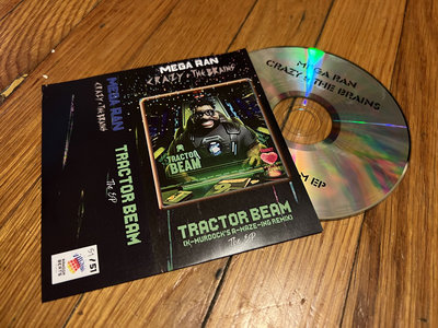 Mega Ran x Crazy & the Brains - Tractor Beam remix split main photo
