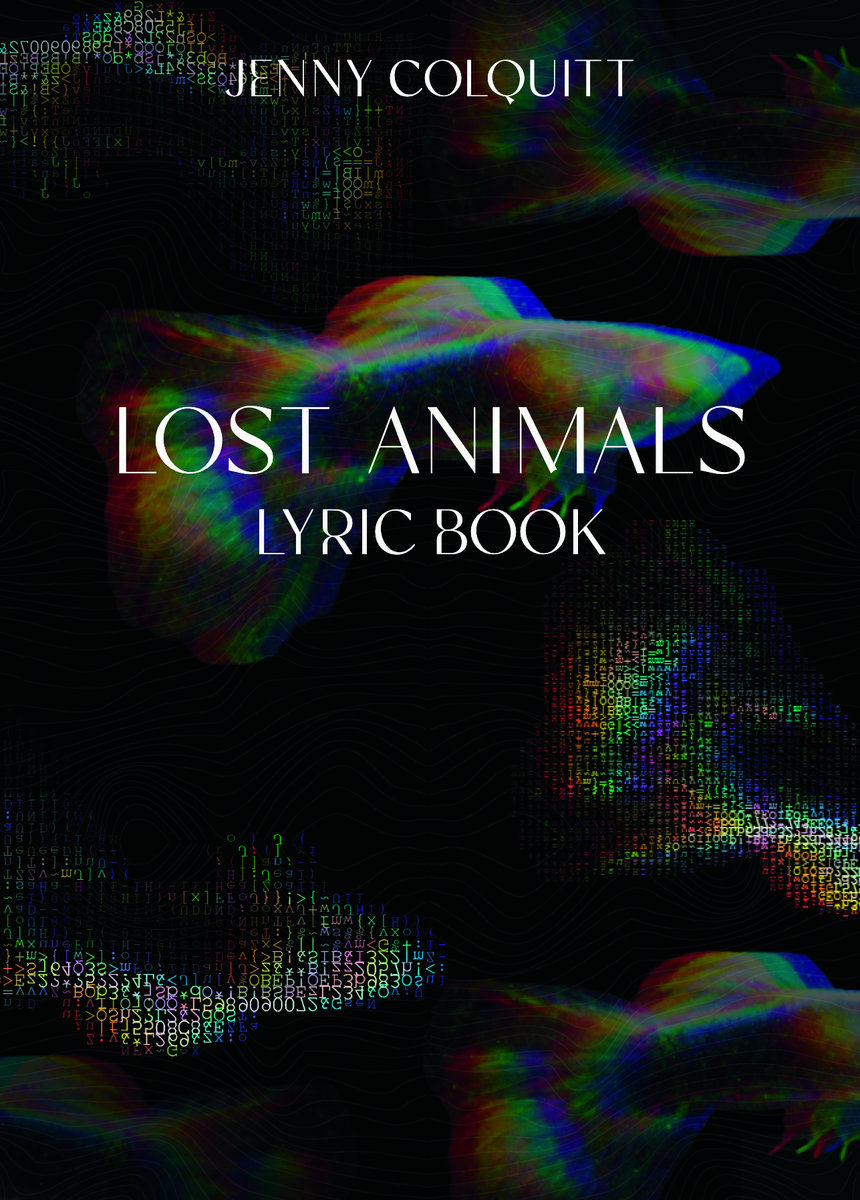Lost Animals Lyric Book Jenny Colquitt