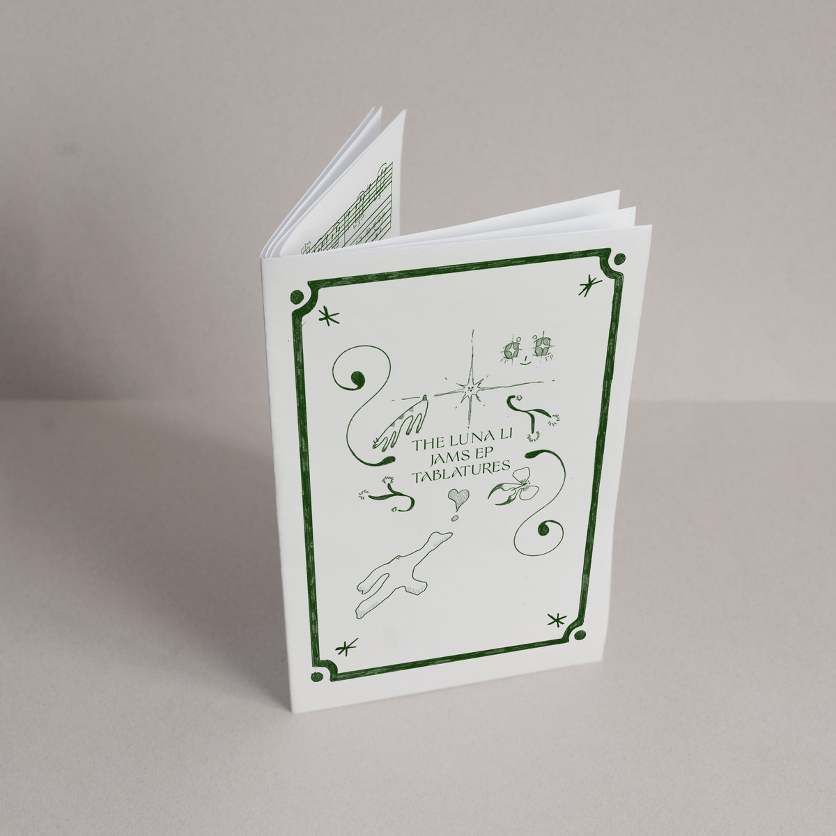 jams EP guitar tab booklet (physical copy) | Luna Li