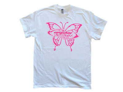 Regfant Butterfly Charm Tee (White/Hot Neon Pink) main photo