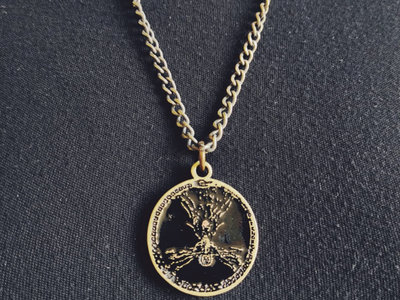 Human Serpent Symbol Medallion - Bronze-Colored main photo
