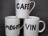 ceramic or not mugs / hand writting message photo 
