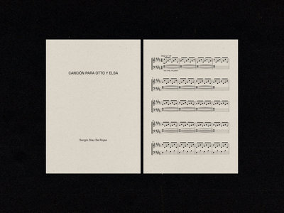 Canción para Otto y Elsa — Sheet Music for Piano main photo